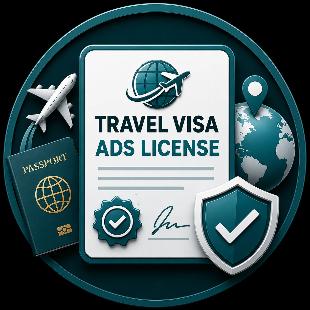 travel visa ads license